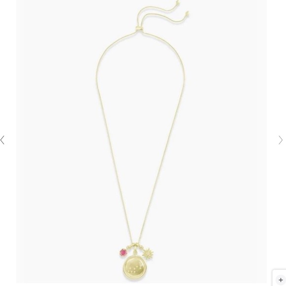 Kendra Scott SCORPIO Necklace Zodiac, Coin & Birthstone NWT - Picture 3 of 9